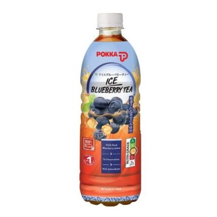 POKKA BLUEBERRY TEA 500ML 24’S