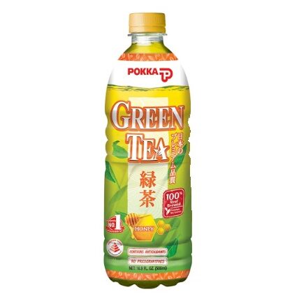 POKKA HONEY GREEN TEA 500ML 24’S