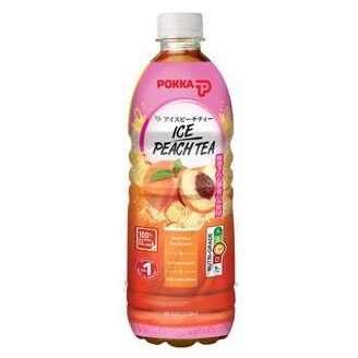 POKKA PEACH TEA 500ML 24’S