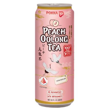 POKKA PEACH OOLONG TEA CAN 300ML 24’S