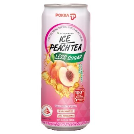 POKKA PEACH TEA CAN 24’S