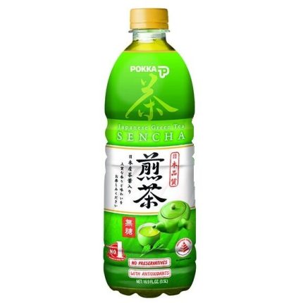 POKKA SENCHA GREEN TEA NO SUGAR 500ML 24’S