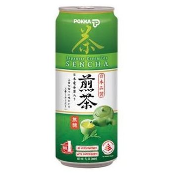 POKKA SENCHA GREEN TEA NO SUGAR CAN 24’S