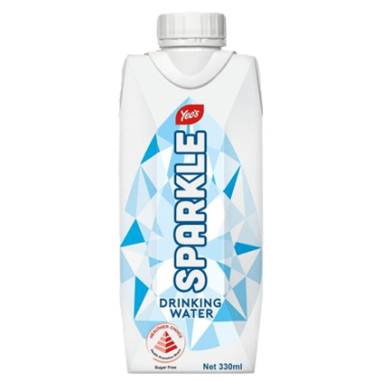 YEOS SPARKLE DRINKING WATER 330ML 12’S